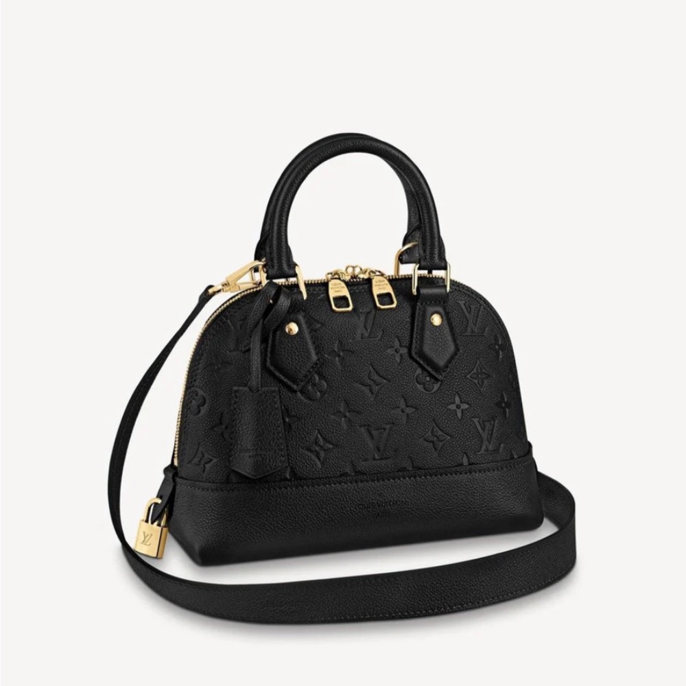 Louis Vuitton Neo Alma BB Black Leather